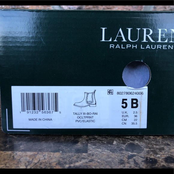 NEW Lauren Ralph Lauren Tally Short Rain Booties - Picture 14 of 16